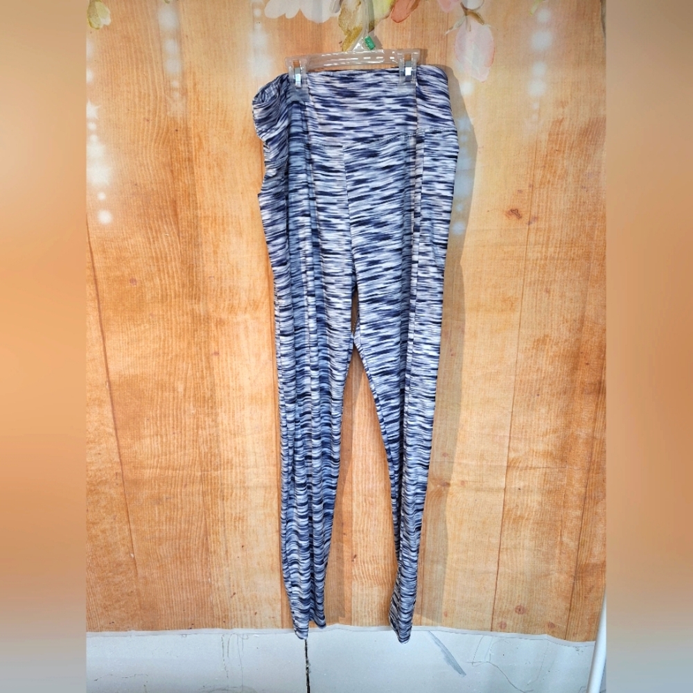 Zone Pro Navy and White Leggings